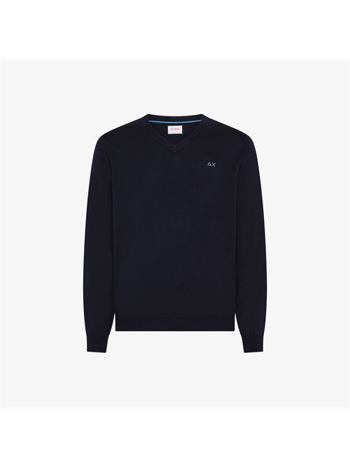 v neck sweater basic ls SUN 68 | K4510207